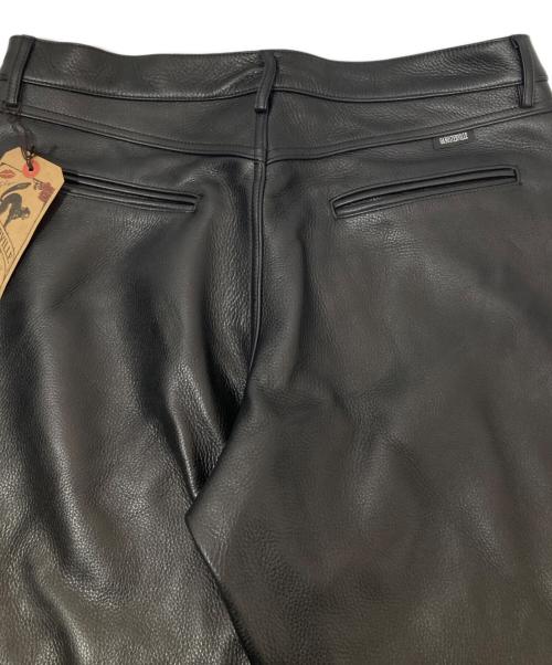 GANGSTERVILLE（ギャングスタービル）GANGSTERVILLE (ギャングスタービル) Locos Leather Pants ブラック サイズ:Lの古着・服飾アイテム