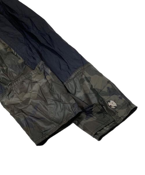 THE NORTH FACE（ザ ノース フェイス）THE NORTH FACE eYe COMME des GARCONS JUNYAWATANABE MAN ナイロンタフタプリントカスタマイズ ジャケット  AD2018 WC-J922 ブラック×オリーブ サイズ:Mの古着・服飾アイテム
