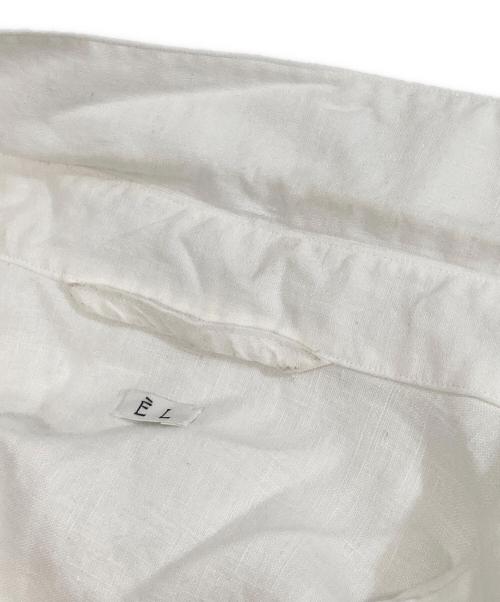 eL（エル）eL (エル) LINEN W/P SH リネンシャツ　 L'ECHOPPE取扱 ホワイト サイズ:3の古着・服飾アイテム