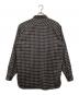 ULTERIOR (アルテリア) CHECKED WOOL FLANNEL D/P SHIRT チェックド ウール フランネル ディーピー シャツ ブラック サイズ:5：14000円