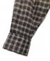 中古・古着 ULTERIOR (アルテリア) CHECKED WOOL FLANNEL D/P SHIRT チェックド ウール フランネル ディーピー シャツ ブラック サイズ:5：14000円