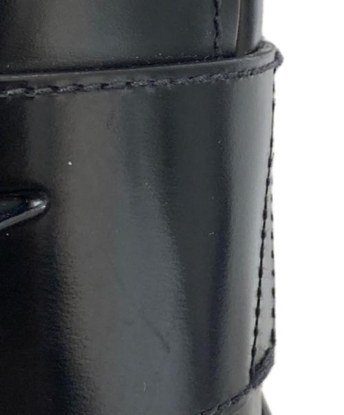 PRADA（プラダ）PRADA (プラダ) Brushed Leather Loafers(ブラッシュドレザーローファー) 2DG149 ブラック サイズ:8 1/2の古着・服飾アイテム