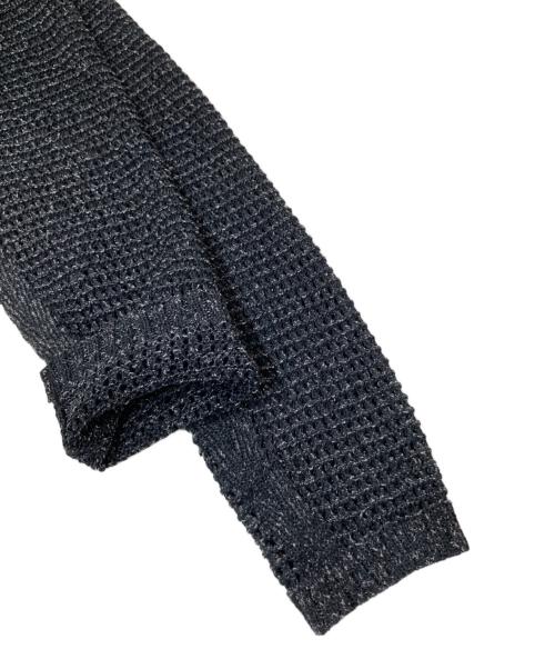 YOKE（ヨーク）YOKE (ヨーク) MESH KNITTED SHIRT CARDIGAN(メッシュニットシャツカーディガン) YK25SS0956S ネイビー サイズ:2の古着・服飾アイテム