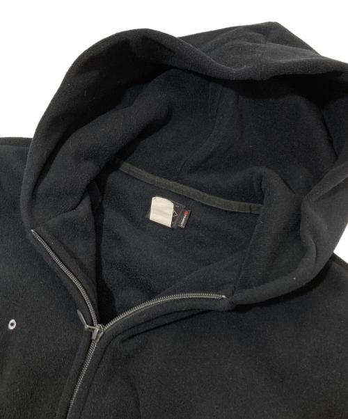 POST O'ALLS（ポストオーバーオールズ）POST O'ALLS (ポストオーバーオールズ) EZ Hoodie Polar Tech Black（イージーフーディ ポーラテック ブラック）/ フーデッドフリースジャケット　3610-PTB ブラック サイズ:Mの古着・服飾アイテム