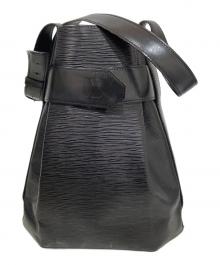 LOUIS VUITTON（ルイ ヴィトン）の古着「エピ サックデポールGM ショルダーバッグ　M80155」｜ブラック