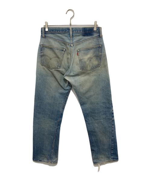 LEVI'S（リーバイス）LEVI'S (リーバイス) 70's 66後期 501ダメージデニムパンツ / ボタン裏6 赤耳 インディゴ サイズ:W33 L33の古着・服飾アイテム