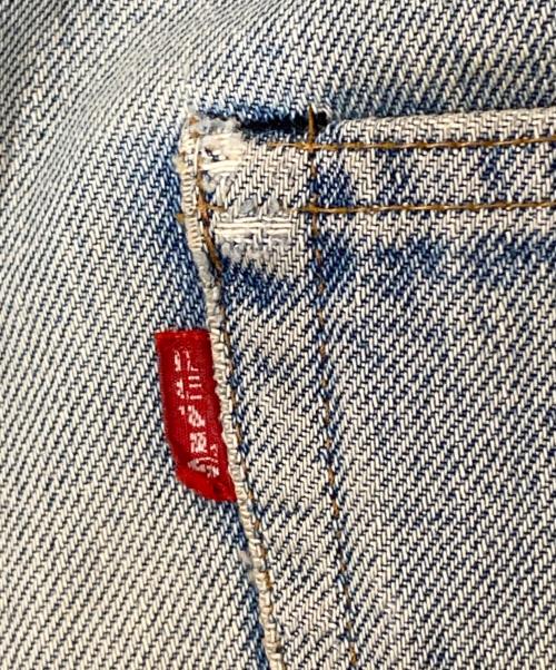 LEVI'S（リーバイス）LEVI'S (リーバイス) 70's 66後期 501ダメージデニムパンツ / ボタン裏6 赤耳 インディゴ サイズ:W33 L33の古着・服飾アイテム