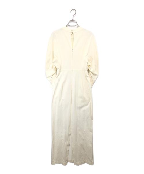 Mame Kurogouchi（マメクロゴウチ）Mame Kurogouchi (マメクロゴウチ) Cotton Jersey Dress　コットンジャージドレス　MM23PS-JS732 ベージュ サイズ:2の古着・服飾アイテム