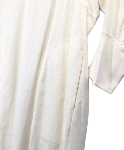 Mame Kurogouchi（マメクロゴウチ）Mame Kurogouchi (マメクロゴウチ) Cotton Jersey Dress　コットンジャージドレス　MM23PS-JS732 ベージュ サイズ:2の古着・服飾アイテム