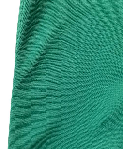 Mame Kurogouchi（マメクロゴウチ）Mame Kurogouchi (マメクロゴウチ) Jomon Pattern Knitted Overalls　縄文パターンニットオーバーオール グリーン サイズ:1の古着・服飾アイテム