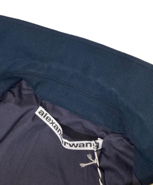 ALEXANDER WANG（アレキサンダー・ワン）ALEXANDER WANG (アレキサンダー・ワン) クロップドジャケット 533-62110001 ネイビー サイズ:XSの古着・服飾アイテム