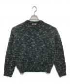 AURALEEオーラリー）の古着「WOOL MIX COLOR SLUB YARN KNIT P/O(ウールミックスカラースラブヤーンニット)) A22AP02MS」｜グリーン