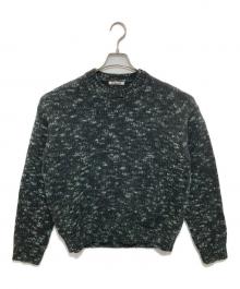 AURALEE（オーラリー）の古着「WOOL MIX COLOR SLUB YARN KNIT P/O(ウールミックスカラースラブヤーンニット)) A22AP02MS」｜グリーン