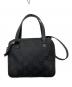 GUCCI（グッチ）の古着「GG柄 ナイロン×レザー 2WAYバッグ　007-2005」｜ブラック
