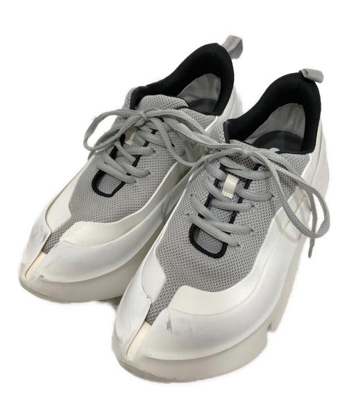 grounds（グラウンズ）grounds (グラウンズ) ORCA WAVE　厚底スニーカー グレー サイズ:26.0の古着・服飾アイテム