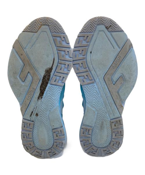 FENDI（フェンディ）FENDI (フェンディ) FLOW ローカットスニーカー スカイブルー サイズ:6の古着・服飾アイテム