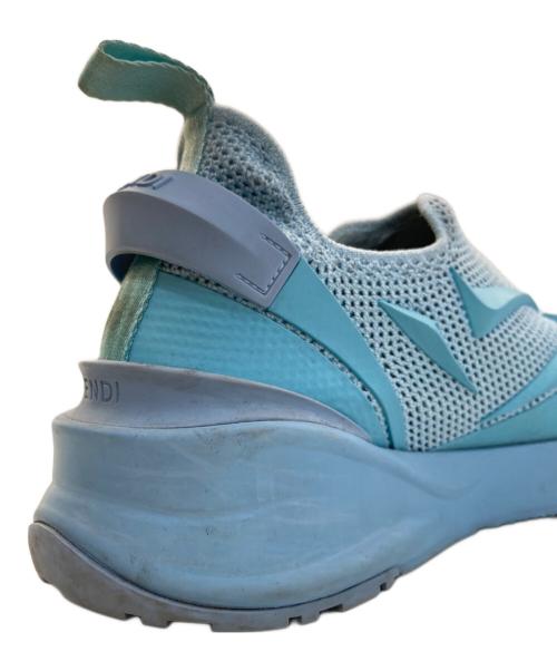 FENDI（フェンディ）FENDI (フェンディ) FLOW ローカットスニーカー スカイブルー サイズ:6の古着・服飾アイテム