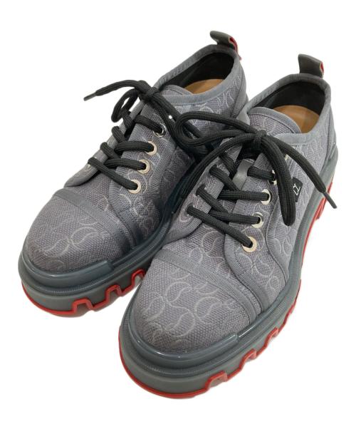 Christian Louboutin（クリスチャン・ルブタン）Christian Louboutin (クリスチャン・ルブタン) パナミック デューン ダービーシューズ グレー サイズ:39の古着・服飾アイテム