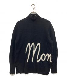 MONCLER（モンクレール）の古着「Alpaca-Blend Turtleneck Sweater(アルパカブレンドタートルネック)  LUPETTO TRICOT 	F20939F704000 A9420」｜ブラック