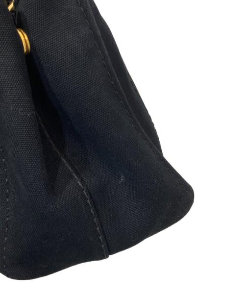 PRADA（プラダ）PRADA (プラダ) カナパ2WAYキャンバスバッグ　ショルダー/トートバッグ ブラックの古着・服飾アイテム