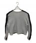 MM6 Maison Margiela (エムエムシックスメゾンマルジェラ) V-neck unbalanced panel top(Vネックアンバランスドパネルトップ) Vネックニット　S52GP0088 ブラック サイズ:S：20000円