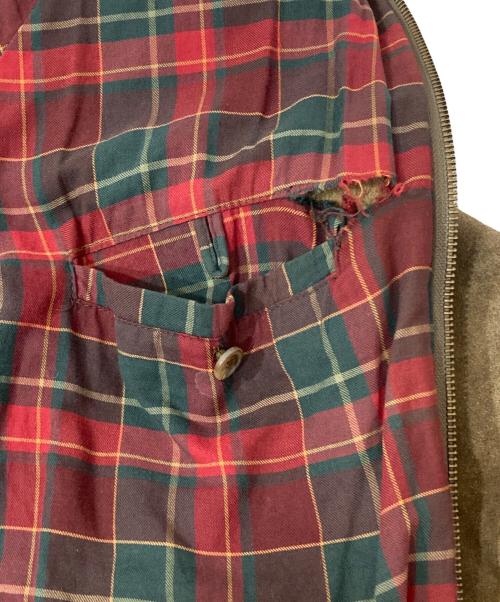 POLO RALPH LAUREN（ポロ・ラルフローレン）POLO RALPH LAUREN (ポロ・ラルフローレン) スウェードハリントンジャケット ブラウン サイズ:Lの古着・服飾アイテム