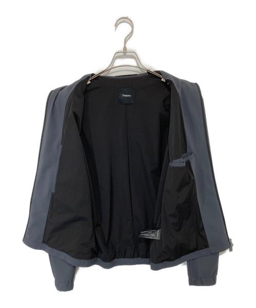 theory（セオリー）theory (セオリー) BRODY TS PRECISION PONTE　ジップジャケット グレー サイズ:XSの古着・服飾アイテム