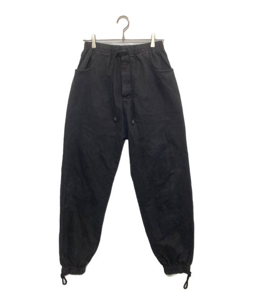 GUCCI（グッチ）GUCCI (グッチ) ウォッシュドコットンイージーデニムパンツ　572616 ブラック サイズ:30の古着・服飾アイテム