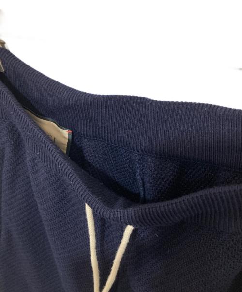 GUCCI（グッチ）GUCCI (グッチ) ウール ジャージー ジョギング サイドライン ロング トラックパンツ　673329 ネイビー サイズ:Sの古着・服飾アイテム