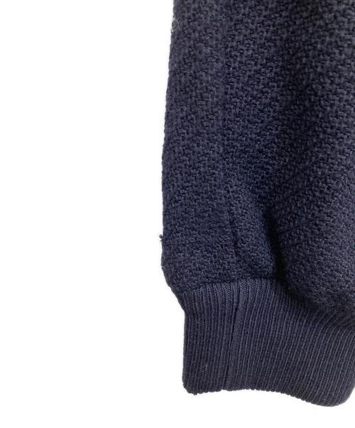 GUCCI（グッチ）GUCCI (グッチ) ウール ジャージー ジョギング サイドライン ロング トラックパンツ　673329 ネイビー サイズ:Sの古着・服飾アイテム