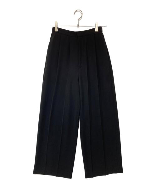 ENFOLD（エンフォルド）ENFOLD (エンフォルド) 25SS HEXAGON TR（ヘキサゴン トラウザー）/ スラックス　300IS231-0451 ブラック サイズ:36の古着・服飾アイテム