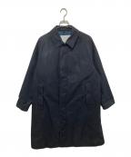 nanamicaナナミカ）の古着「GORE-TEX Balmacaan Coat　ゴアテックスバルマカーンコート　SUBF015」｜ブラック