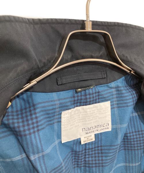 nanamica（ナナミカ）nanamica (ナナミカ) GORE-TEX Balmacaan Coat　ゴアテックスバルマカーンコート　SUBF015 ブラック サイズ:Mの古着・服飾アイテム