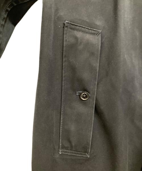 nanamica（ナナミカ）nanamica (ナナミカ) GORE-TEX Balmacaan Coat　ゴアテックスバルマカーンコート　SUBF015 ブラック サイズ:Mの古着・服飾アイテム