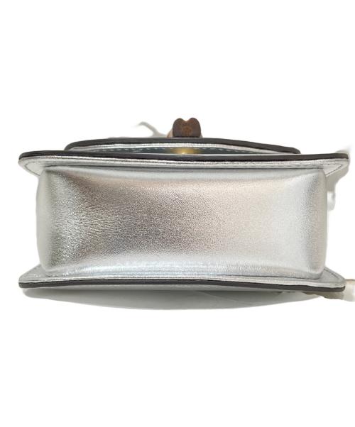 GUCCI（グッチ）GUCCI (グッチ) バンブースーパーミニバッグ 760246 シルバーの古着・服飾アイテム