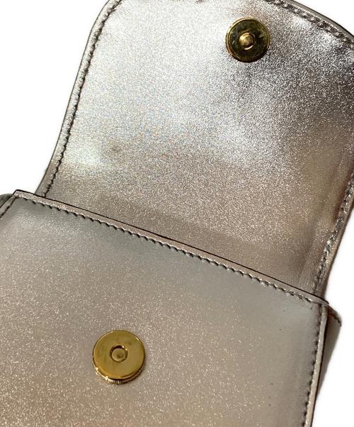 GUCCI（グッチ）GUCCI (グッチ) バンブースーパーミニバッグ 760246 シルバーの古着・服飾アイテム