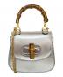 GUCCI（グッチ）の古着「バンブースーパーミニバッグ 760246」｜シルバー