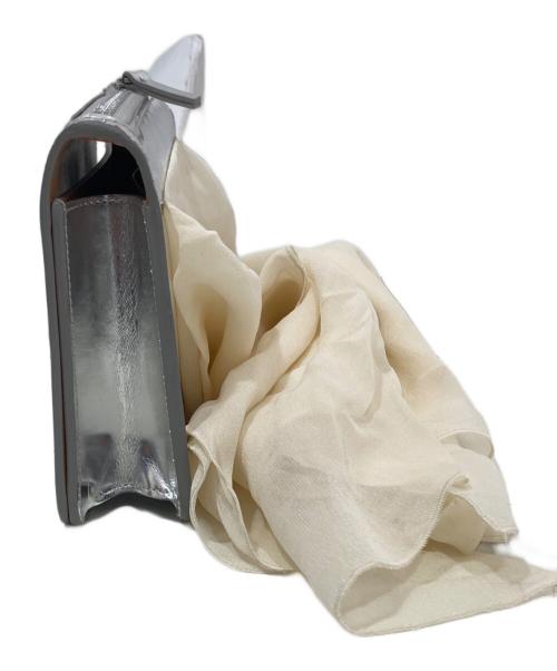 Maison Margiela（メゾンマルジェラ）Maison Margiela (メゾンマルジェラ) シルバーレザークラッチバッグ　4つタグ　S56WF0058 シルバーの古着・服飾アイテム