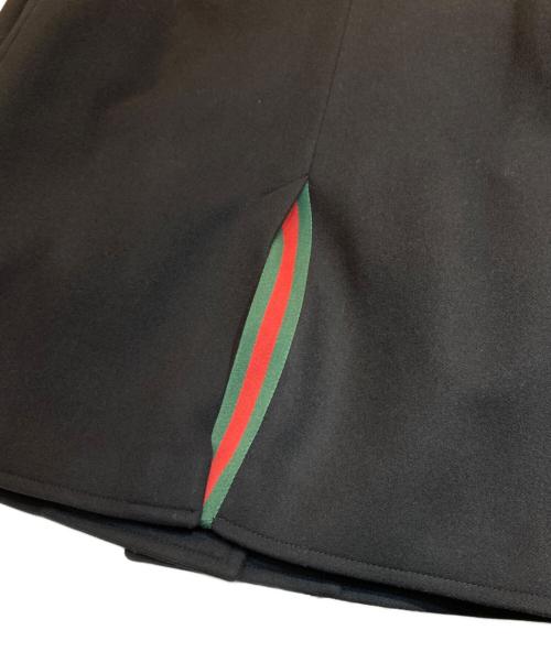 GUCCI（グッチ）GUCCI (グッチ) ダブルプレストウールコート 24AW 806858 ブラック サイズ:44の古着・服飾アイテム