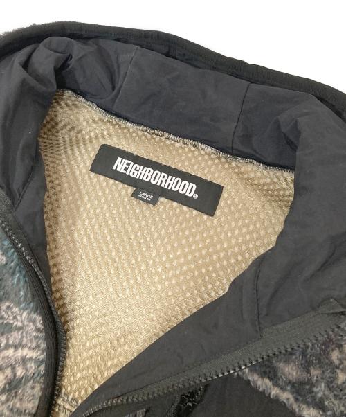 NEIGHBORHOOD（ネイバーフッド）NEIGHBORHOOD (ネイバーフッド) 23AW BANDANA PATTERN FLEECE JACKET（バンダナパターンフリースジャケット） 232SZNH-JKM06 グレー サイズ:Lの古着・服飾アイテム