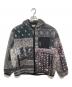 NEIGHBORHOOD（ネイバーフッド）の古着「23AW BANDANA PATTERN FLEECE JACKET（バンダナパターンフリースジャケット） 232SZNH-JKM06」｜グレー