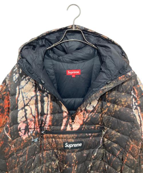 SUPREME（シュプリーム）SUPREME (シュプリーム) Micro Down Half Zip Hooded Pullover Real Tree(マイクロダウンハーフジップフーデッドプルオーバーリアルツリー) 20AW ブラウン サイズ:Sの古着・服飾アイテム