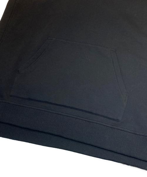 BURBERRY（バーバリー）BURBERRY (バーバリー) Coordinates Print Cotton Blend Hooded Poncho　フーデッドポンチョ　80644211 ブラック サイズ:FREEの古着・服飾アイテム