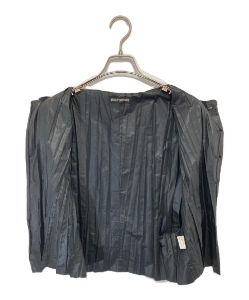 ISSEY MIYAKE（イッセイミヤケ）ISSEY MIYAKE (イッセイミヤケ) プリーツベスト　ME51-FE144　黒タグ ブラック サイズ:Mの古着・服飾アイテム