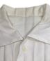 中古・古着 HOMME PLISSE ISSEY MIYAKE (オム プリッセ イッセイ ミヤケ) プリーツショートスリーブシャツ ホワイト サイズ:2：14000円