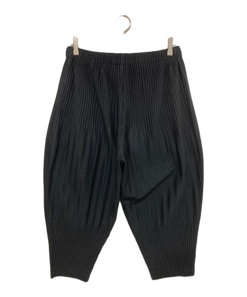 HOMME PLISSE ISSEY MIYAKE（オム プリッセ イッセイ ミヤケ）HOMME PLISSE ISSEY MIYAKE (オム プリッセ イッセイ ミヤケ) プリーツパンツ ブラック サイズ:3の古着・服飾アイテム