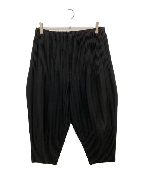 HOMME PLISSE ISSEY MIYAKE（オム プリッセ イッセイ ミヤケ）HOMME PLISSE ISSEY MIYAKE (オム プリッセ イッセイ ミヤケ) プリーツパンツ HP55JF153 ブラック サイズ:３の古着・服飾アイテム