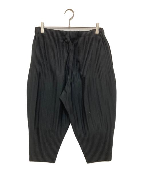 HOMME PLISSE ISSEY MIYAKE（オム プリッセ イッセイ ミヤケ）HOMME PLISSE ISSEY MIYAKE (オム プリッセ イッセイ ミヤケ) プリーツパンツ HP55JF153 ブラック サイズ:３の古着・服飾アイテム