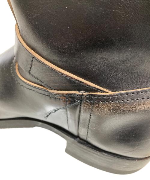 BLACK SIGN（ブラックサイン）BLACK SIGN (ブラックサイン) Aviator Boots　ロングブーツ　エンジニアブーツ ブラック サイズ:10 1/2の古着・服飾アイテム