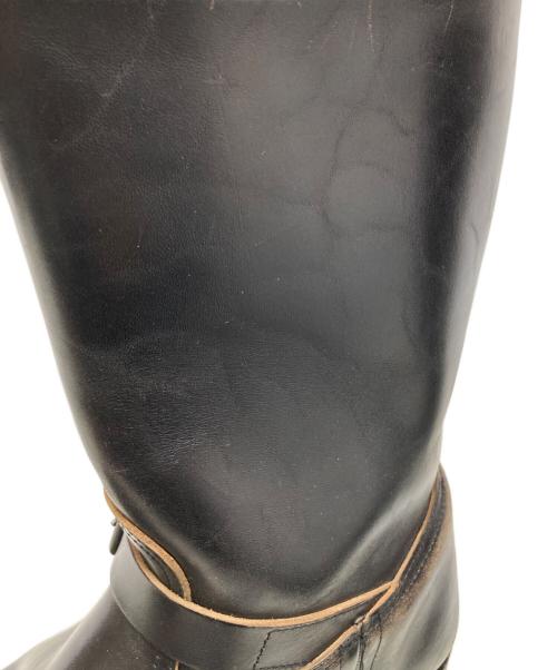 BLACK SIGN（ブラックサイン）BLACK SIGN (ブラックサイン) Aviator Boots　ロングブーツ　エンジニアブーツ ブラック サイズ:10 1/2の古着・服飾アイテム